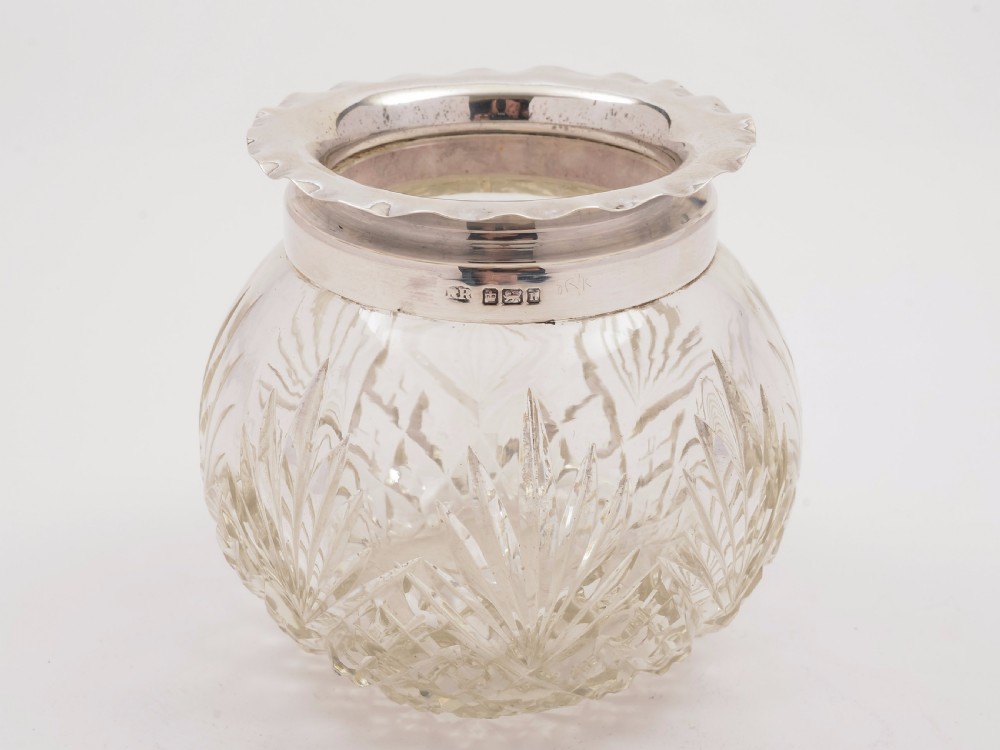 Edwardian Cut Glass Posey Vase, 1905 View II