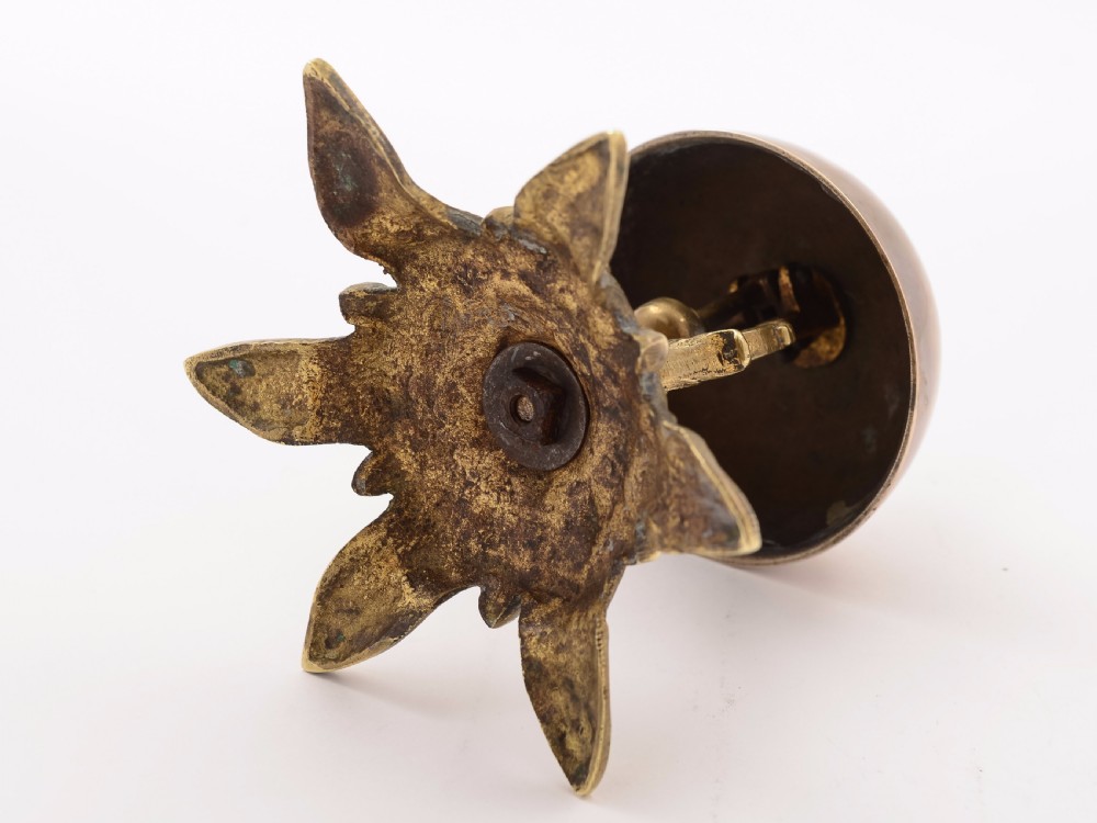 Victorian Brass and Bronze Counter Bell, Circa 1890 View II