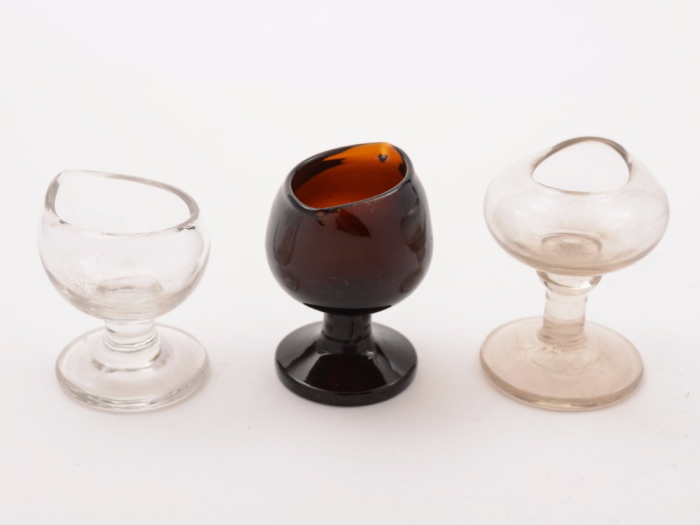 Collection of 7 Victorian Eye Baths, Circa 1890 View VI