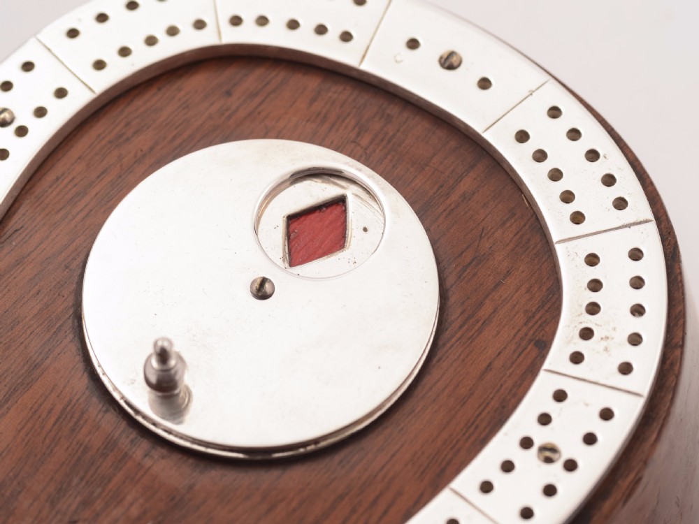 Edwardian Mahogany Cribbage Board, Circa 1905 View III