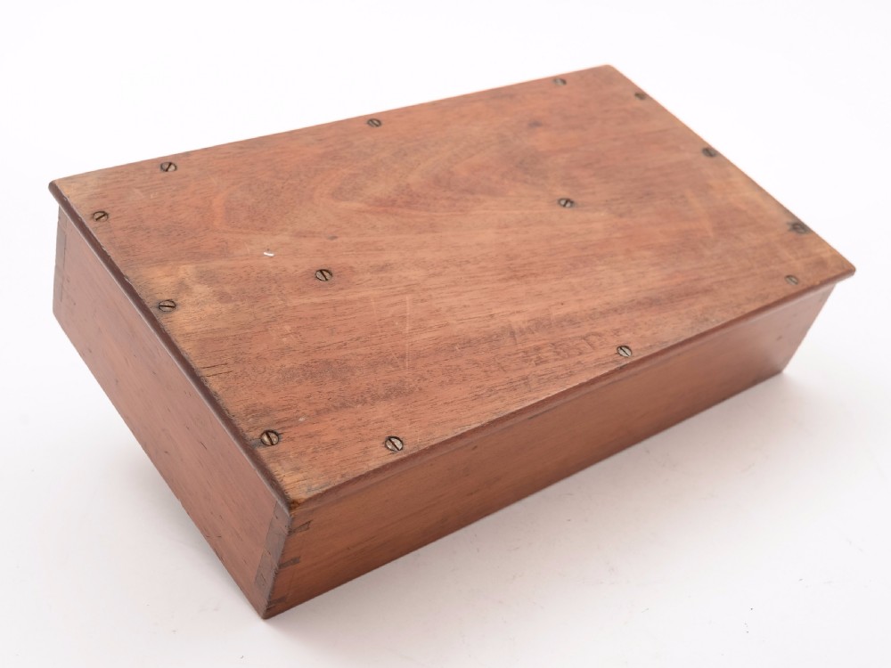 Victorian Mahogany Cutlery Box, Circa 1890 View II