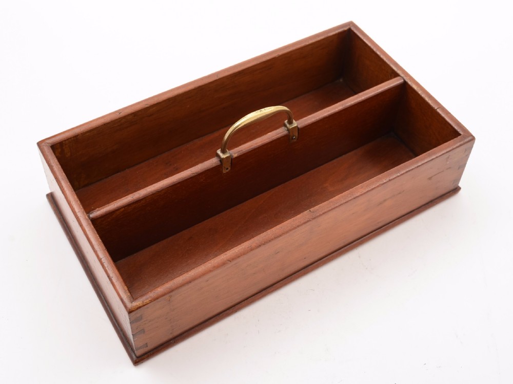 Victorian Mahogany Cutlery Box, Circa 1890 View III