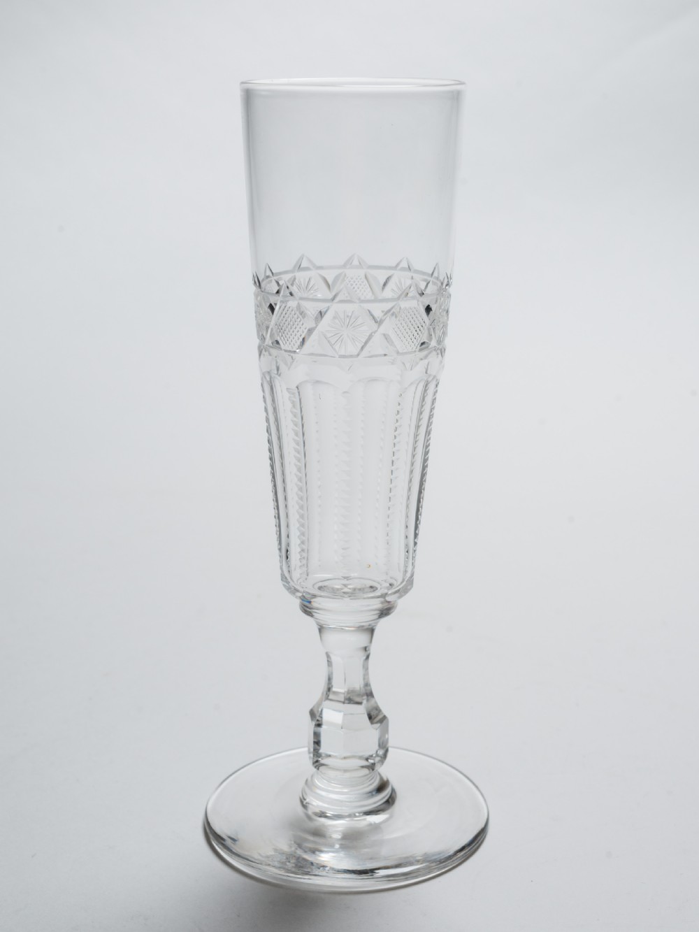 Edwardian Set of 6 Champagne Flutes, Circa 1905 View III
