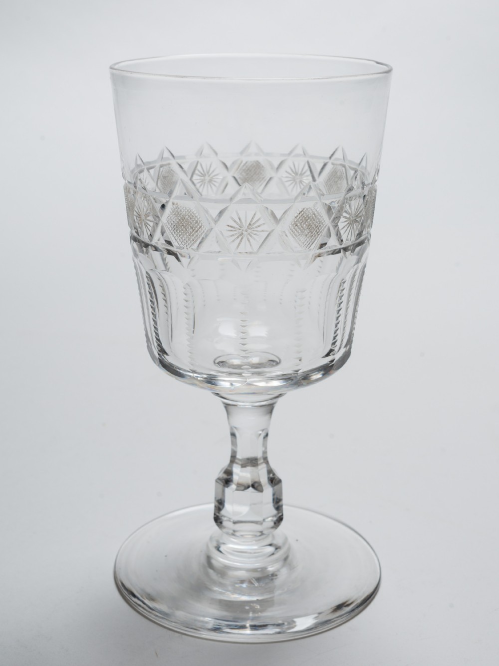Set of 6 Edwardian Wine Glasses, Circa 1905 View III