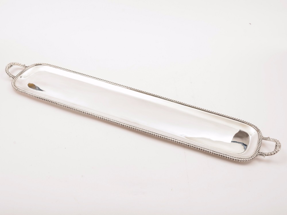 Edwardian Silver Plated Sandwich Tray, Circa 1905