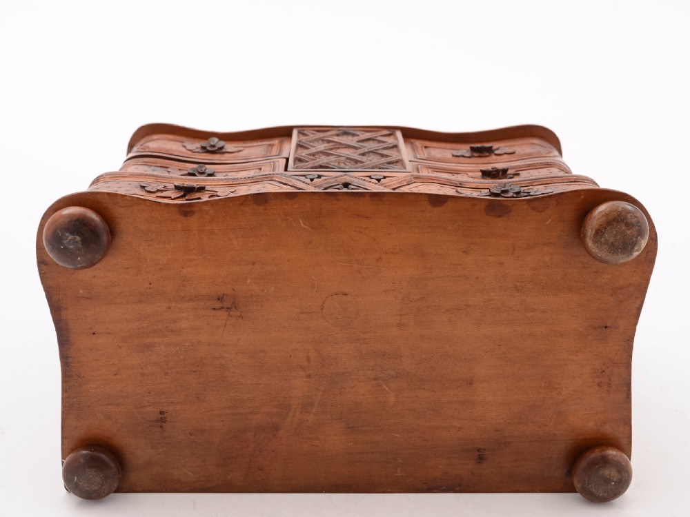 Black Forest Carved Jewellery Box, Circa 1900 View VI