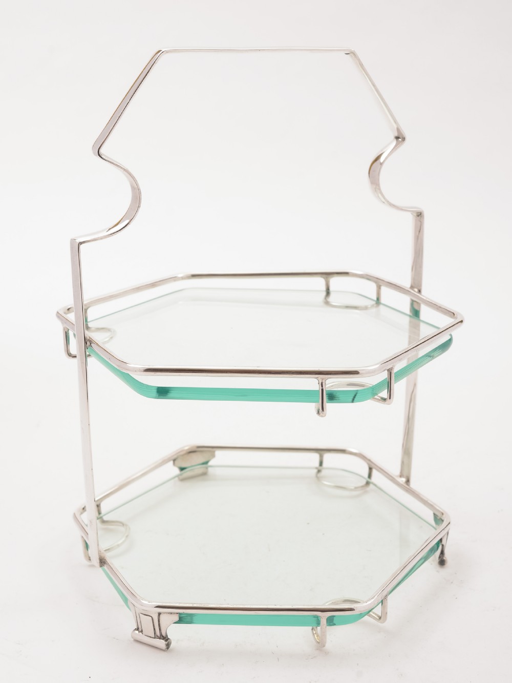 Art Deco Two Tier Cake Stand, Circa 1930