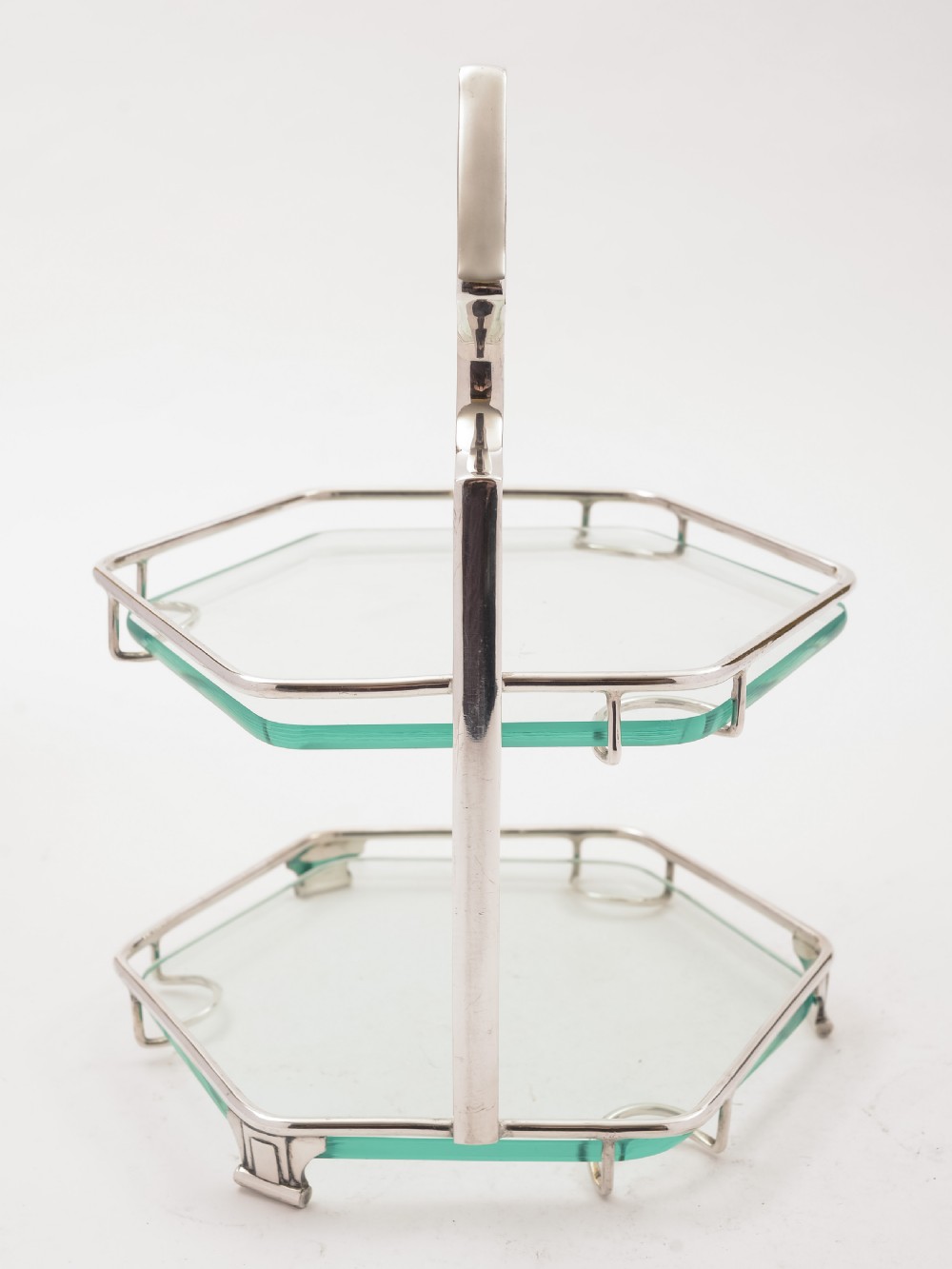 Art Deco Two Tier Cake Stand, Circa 1930 View II