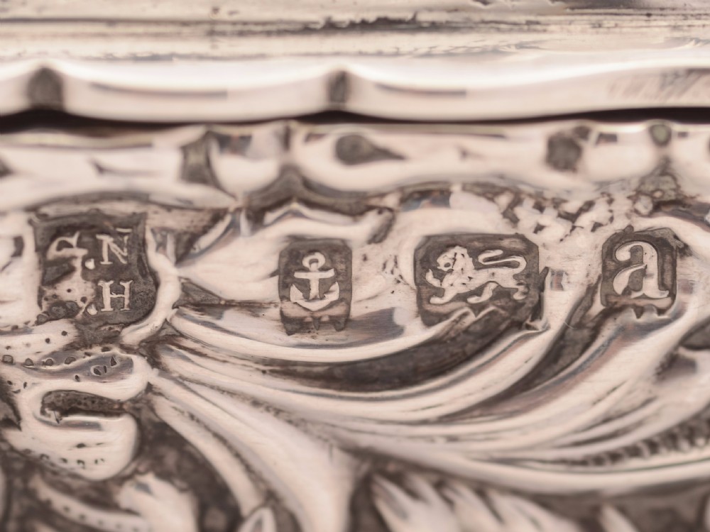 Victorian Silver Ring Box, Birmingham 1900 View V