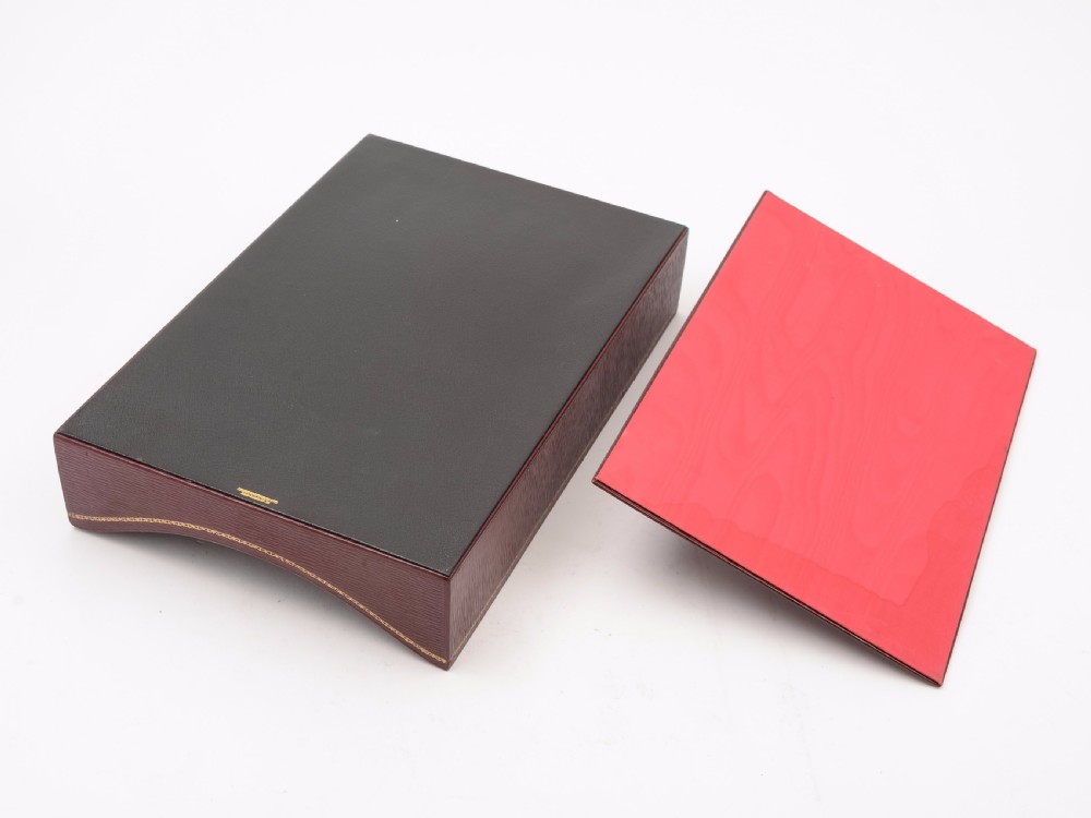 Edwardian Leatherette In-Tray, Circa 1905 View III