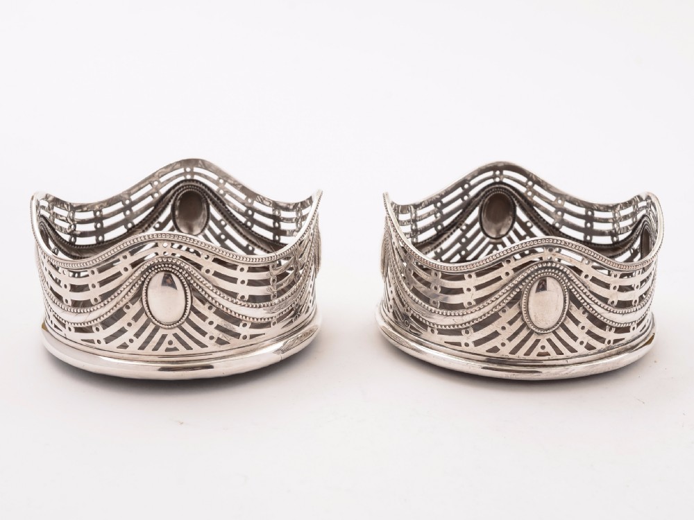 Pair of Edwardian Coasters, Circa 1905 View III