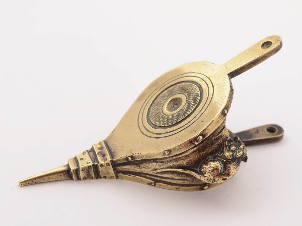 Novelty Brass Fireside Match Striker, Circa 1890 View II