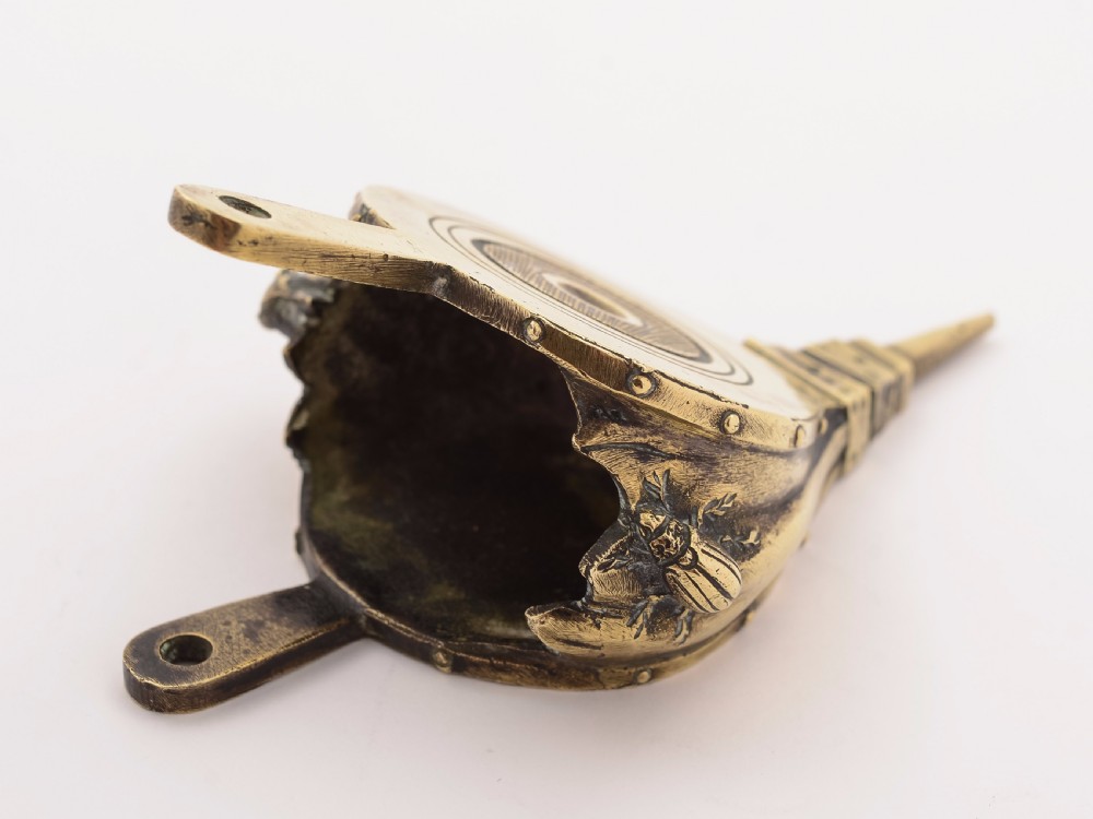 Novelty Brass Fireside Match Striker, Circa 1890 View III