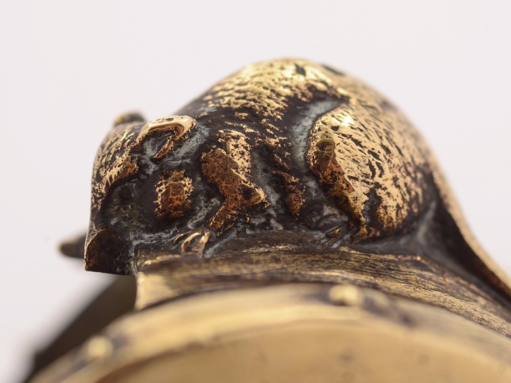 Novelty Brass Fireside Match Striker, Circa 1890 View VI