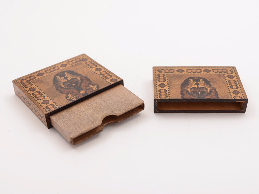 Victorian Tunbridge Ware Card Case, Circa 1880 View III