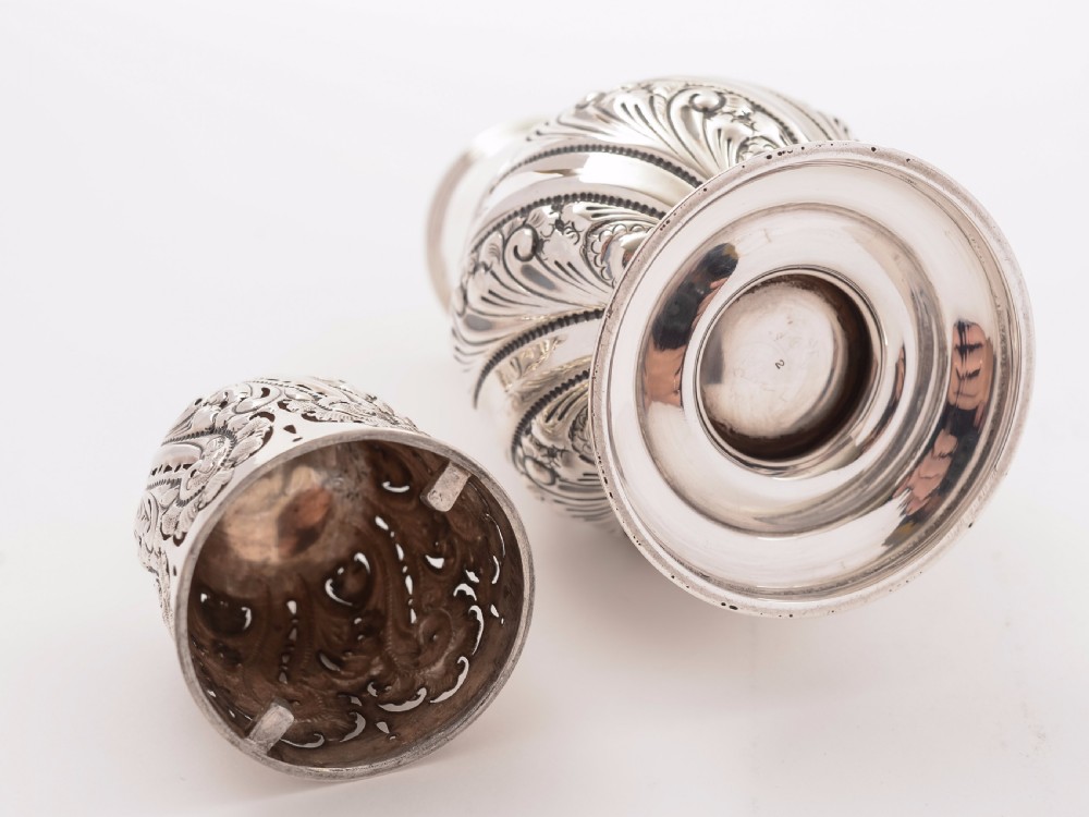 Silver Sugar Shaker, Sheffield 1900 View III