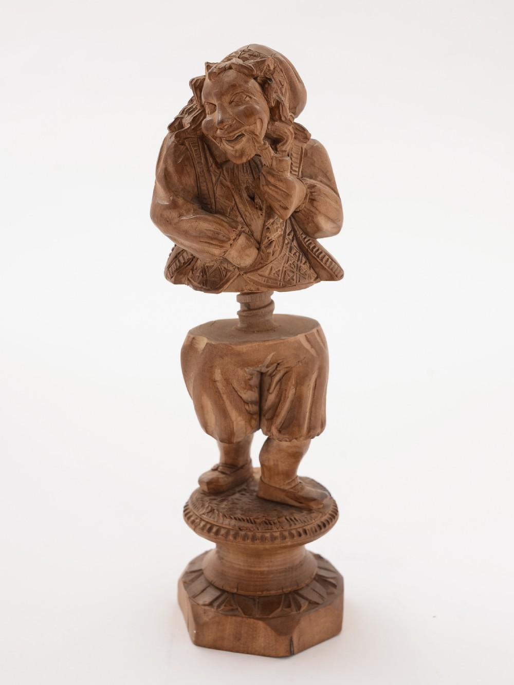 Continental Carved Pine Nutcracker, Circa 1880