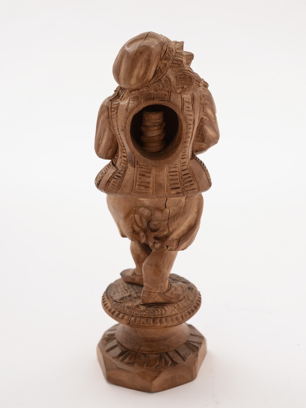 Continental Carved Pine Nutcracker, Circa 1880 View V