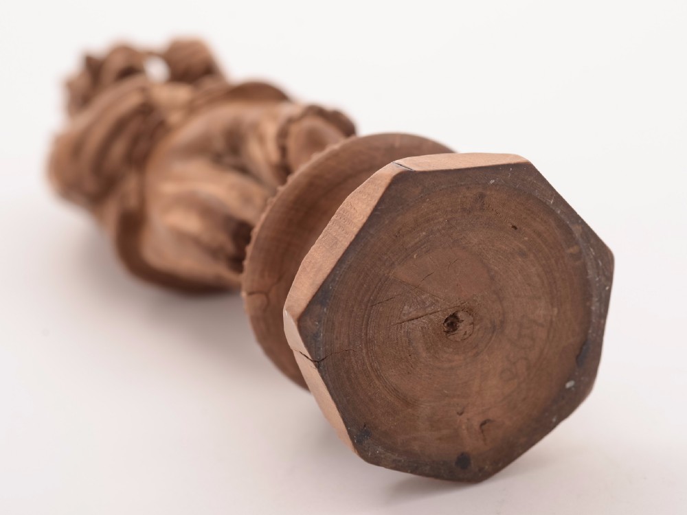 Continental Carved Pine Nutcracker, Circa 1880 View VII