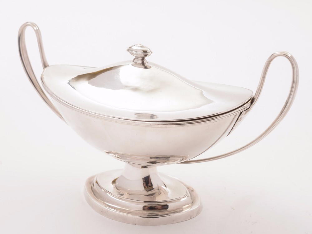Georgian Silver Plated Tureen, Circa 1815 View II