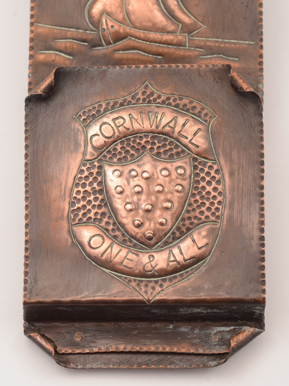 Arts & Crafts Copper Letter Rack, Circa 1900 View IV