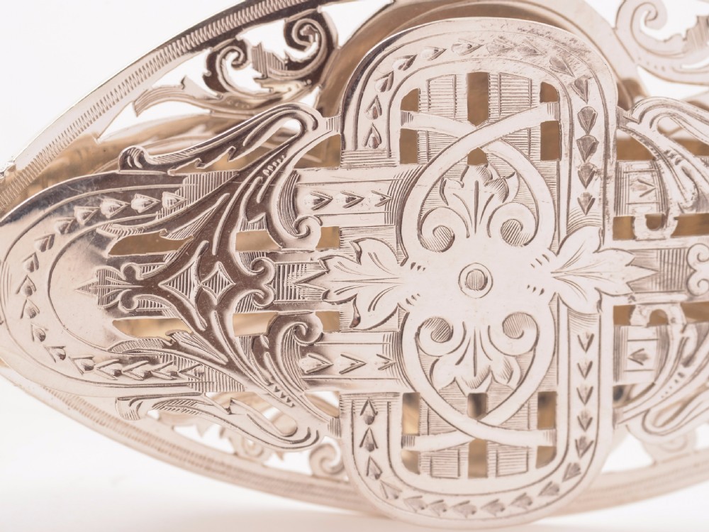 Victorian Silver Plated Serving Tongs, Circa 1880 View IV