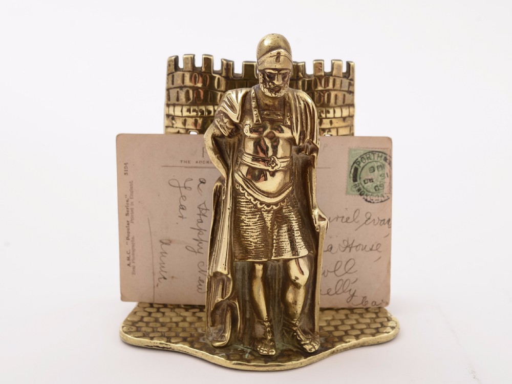Victorian Brass Letter Rack, Circa 1890