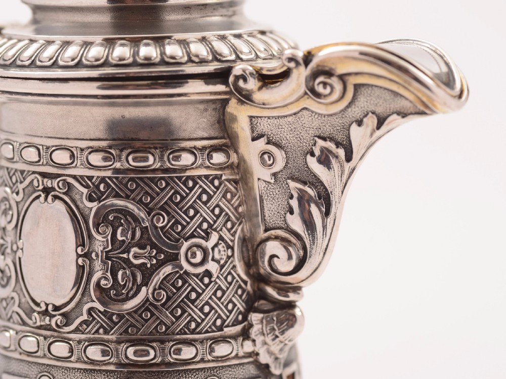Bohemian Silver Topped Claret Jug, Circa 1900 View VI