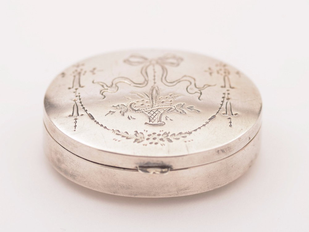 George V Silver Pill Box, Birmingham 1918