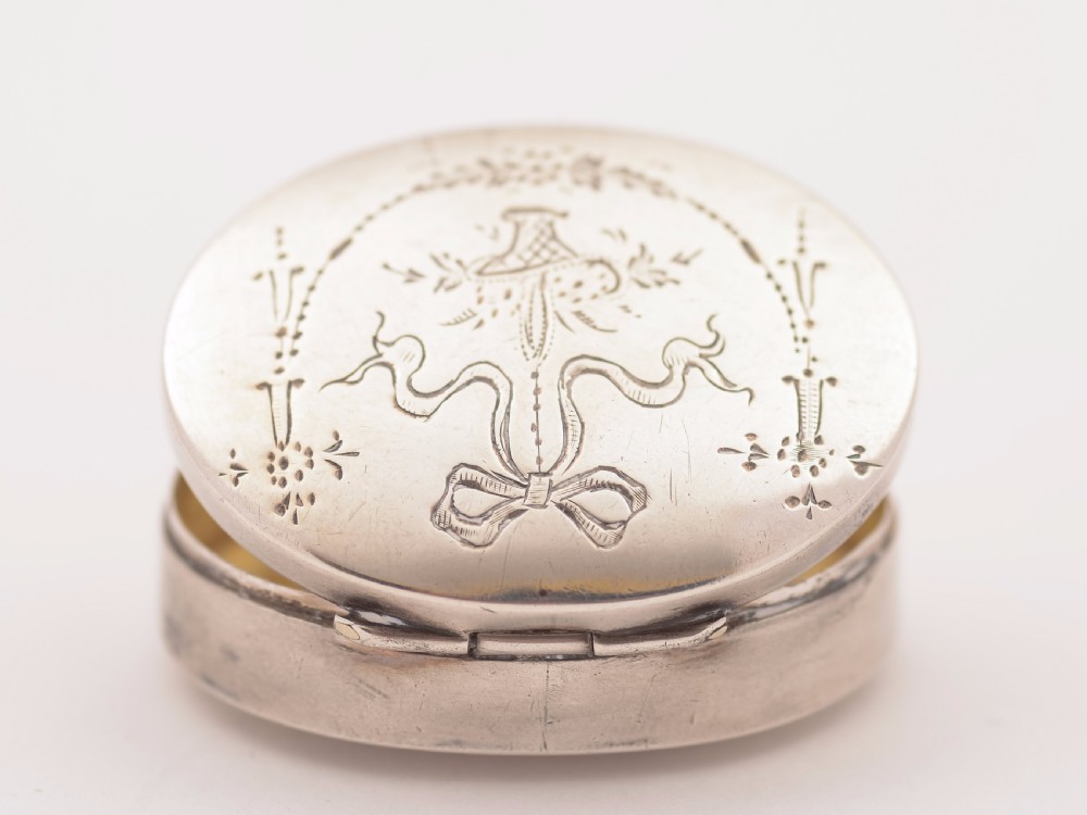 George V Silver Pill Box, Birmingham 1918 View III