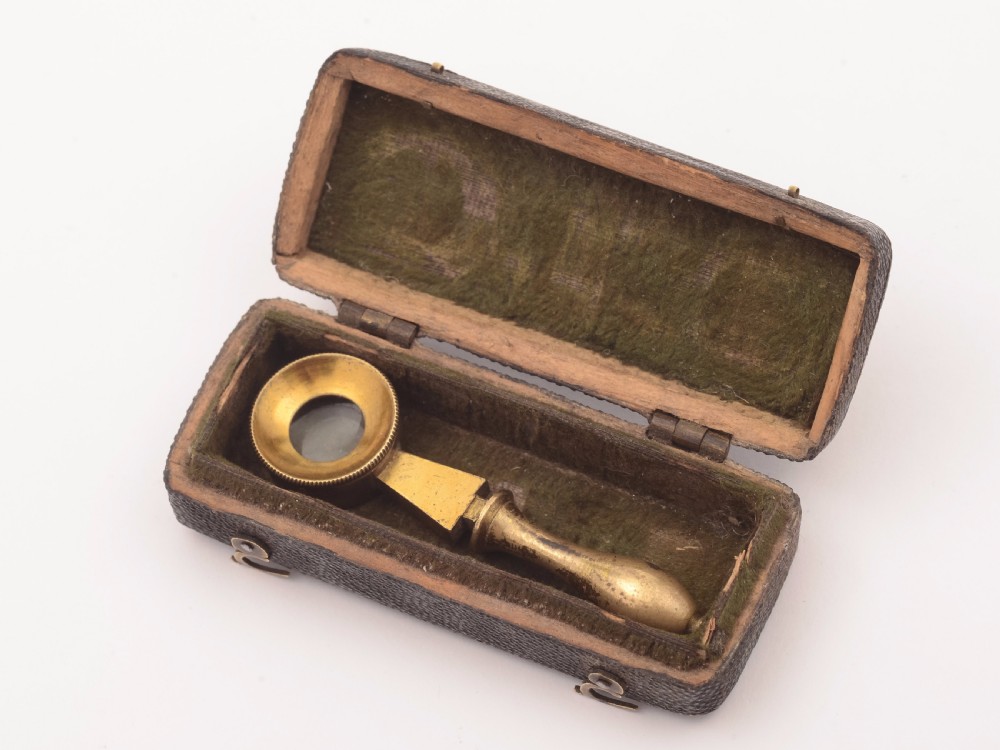 18th Century Scientific Magnifying Glass, Circa 1780 View III