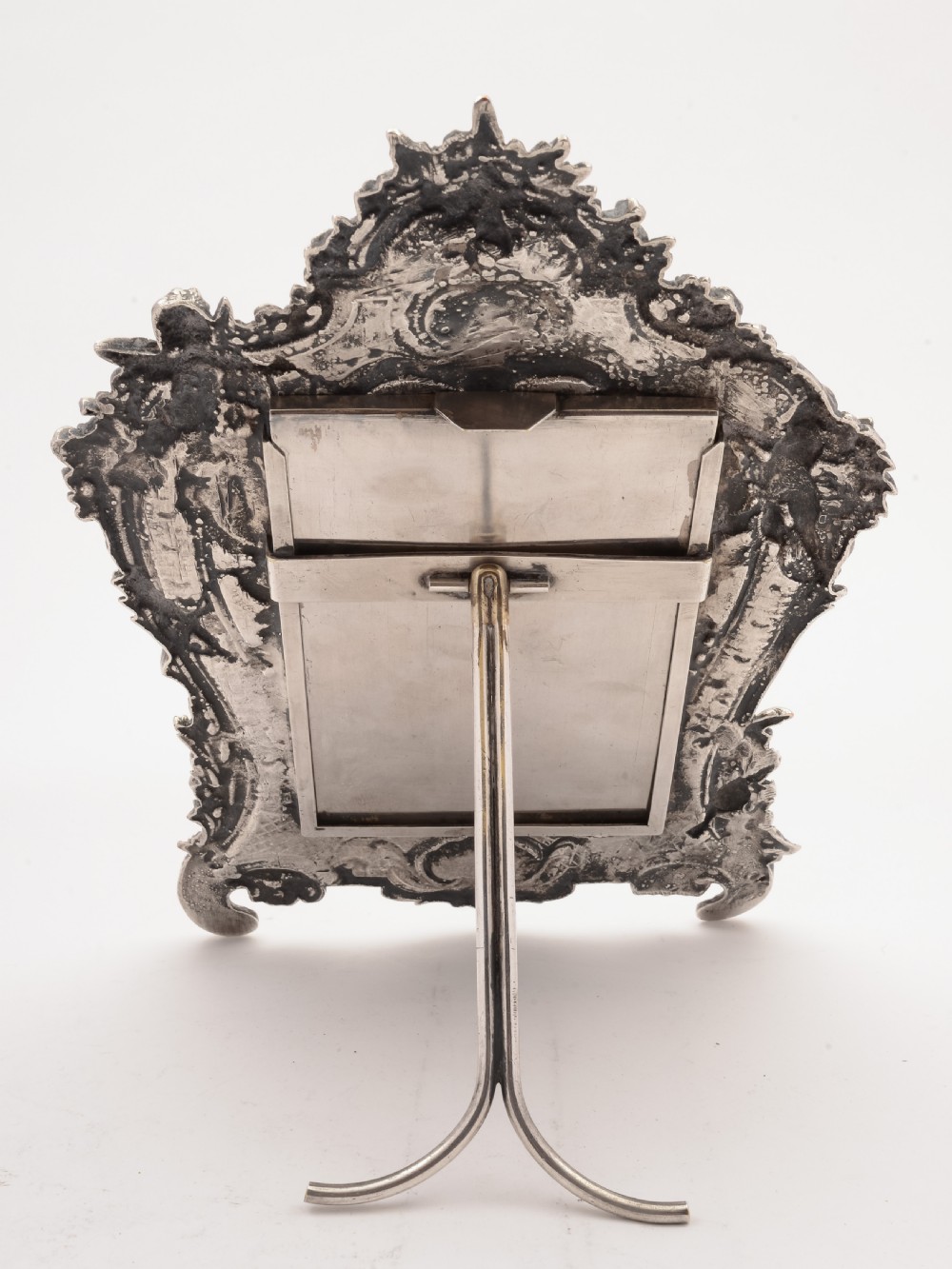 French Silver on Copper Photo Frame, Circa 1900 View II
