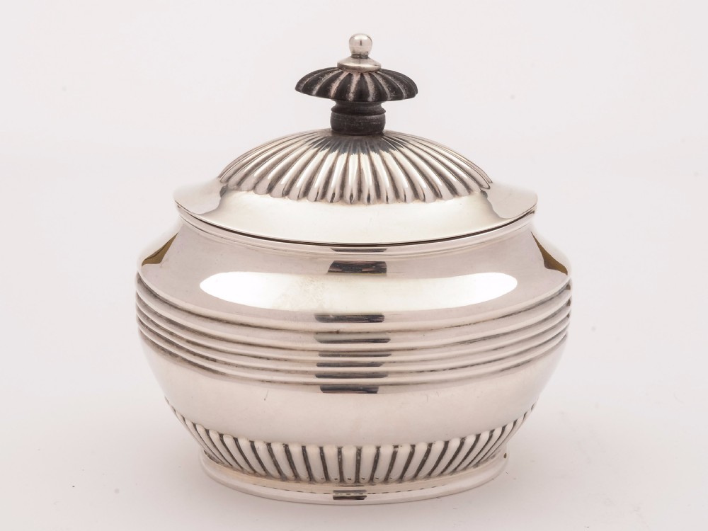 George V Silver Tea Caddy, Sheffield 1919