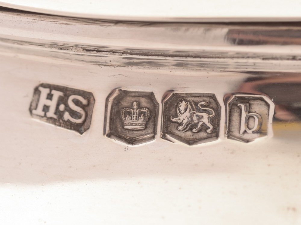 George V Silver Tea Caddy, Sheffield 1919 View IV