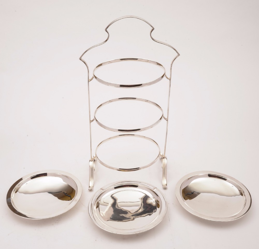 Art Deco Three Tier Cake Stand, Circa 1930 View IV