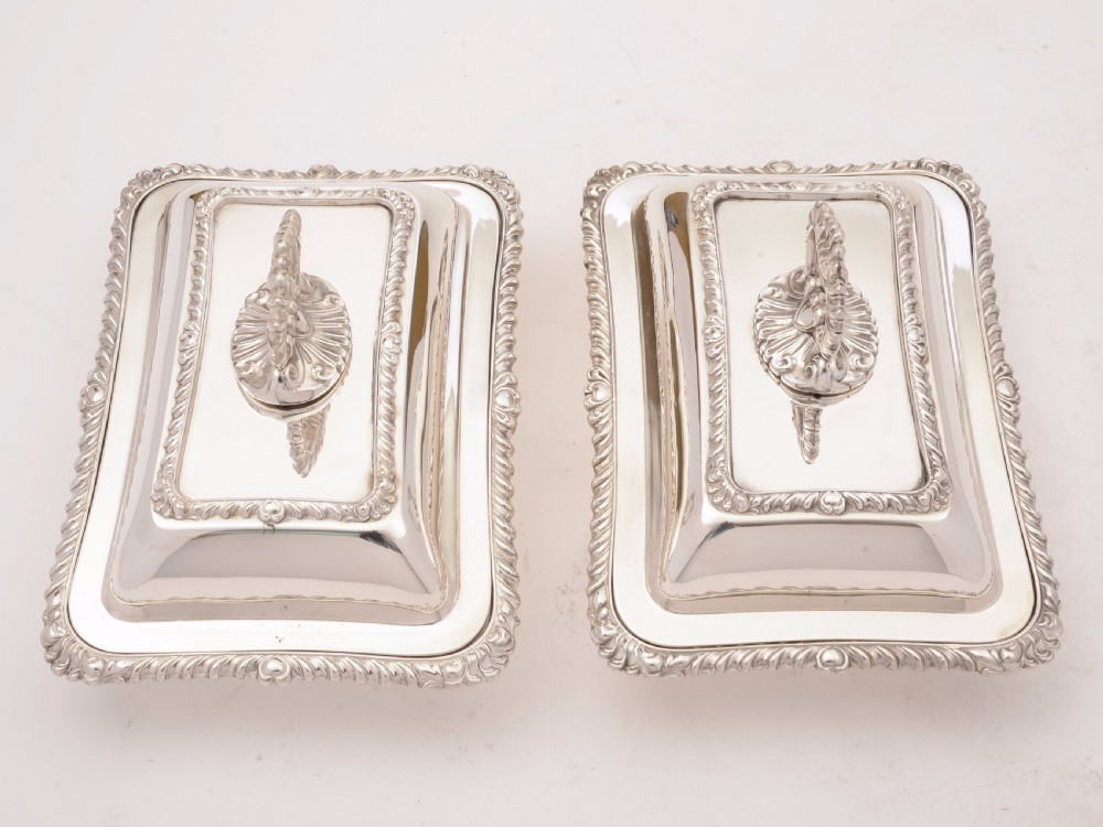 Victorian Double Entree Dish and Stand, Circa 1880 View III