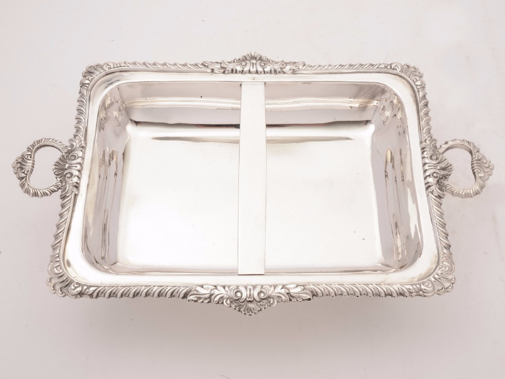 Victorian Double Entree Dish and Stand, Circa 1880 View V