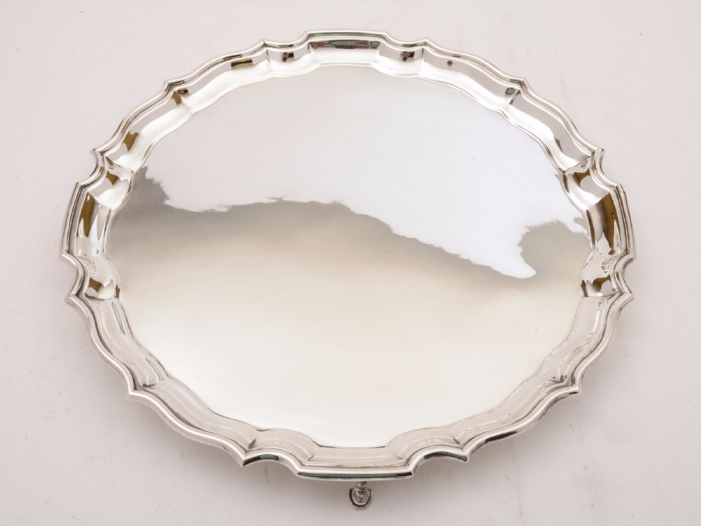 Art Deco Silver Plated Salver, Circa 1930