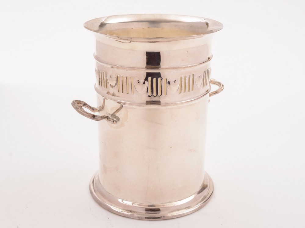Edwardian Silver Plated Soda Syphon Holder, Circa 1905
