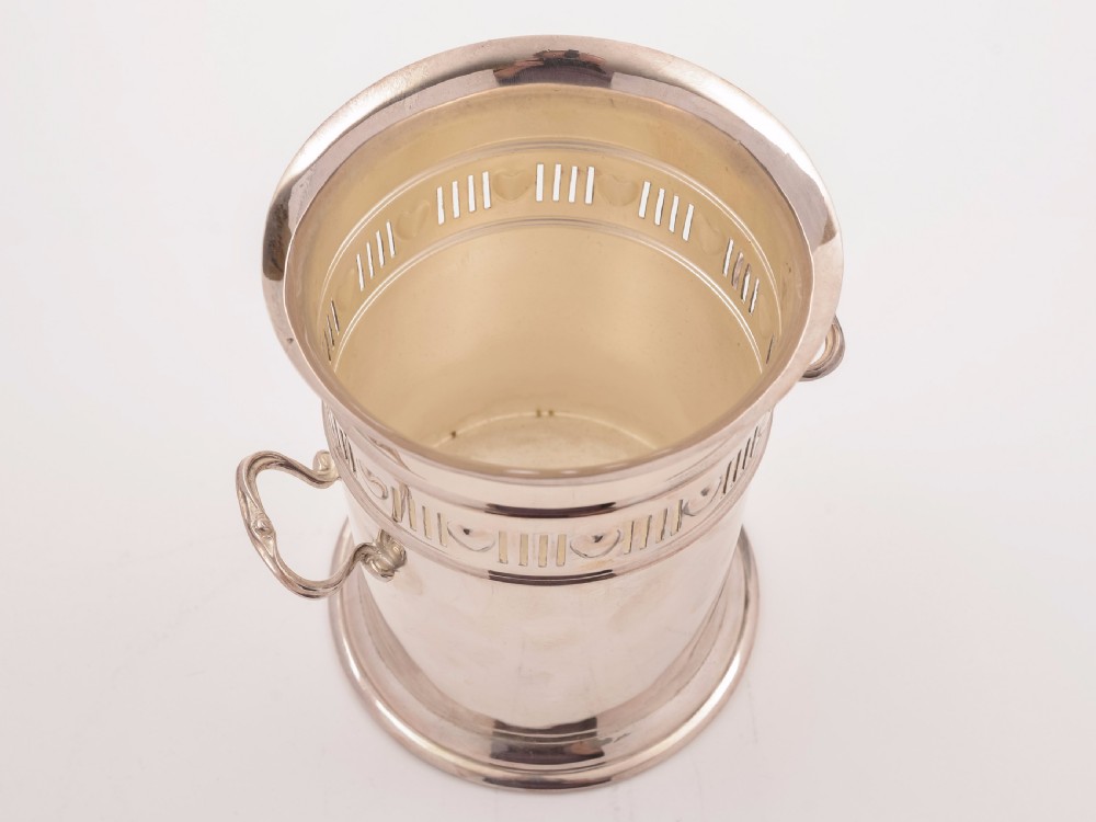 Edwardian Silver Plated Soda Syphon Holder, Circa 1905 View III