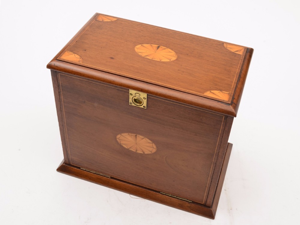 Edwardian Mahogany Document Box, Circa 1905 View II