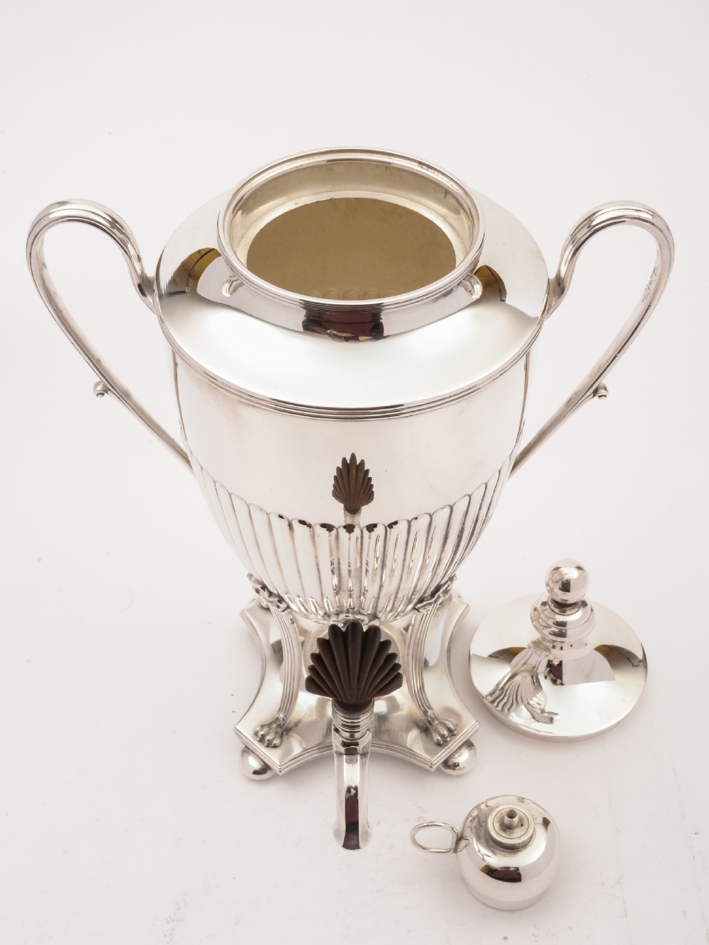 German WMF Silver Plated Tea Urn, Circa 1900 View IV