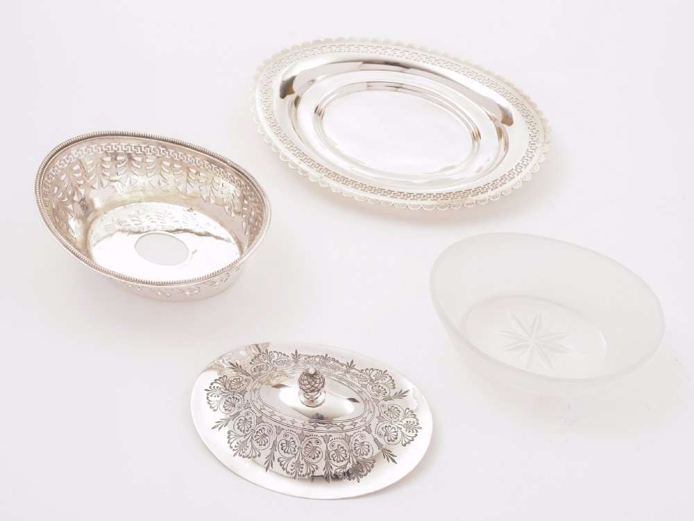 Victorian Silver Plated Butter Dish, Circa 1890 View III