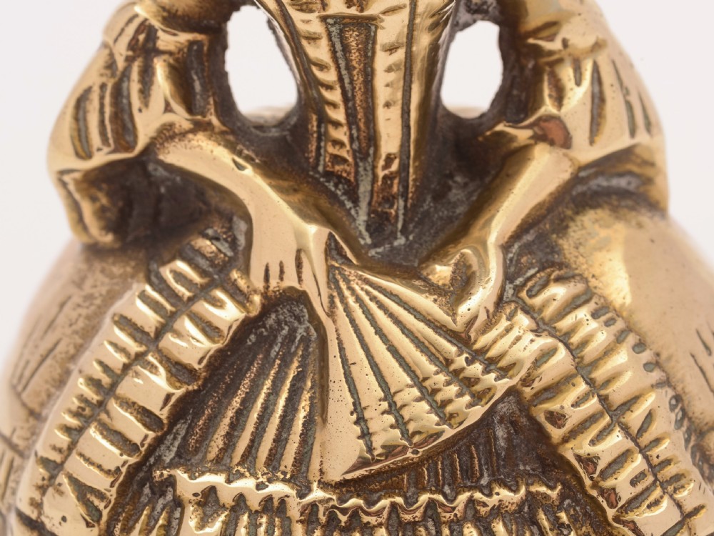 Brass Table Bell, Circa 1920 View III