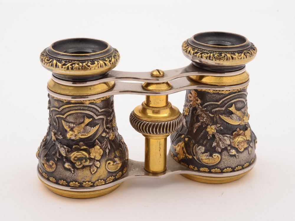 Edwardian Pair of Brass Opera Glasses, Circa 1905 View III