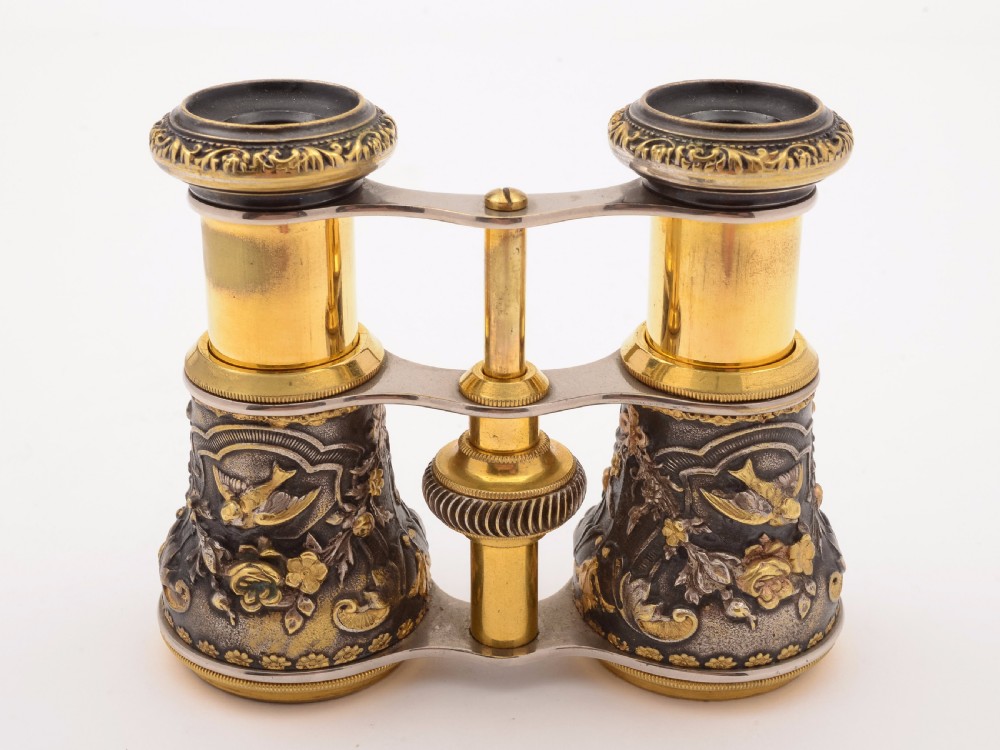 Edwardian Pair of Brass Opera Glasses, Circa 1905 View VI