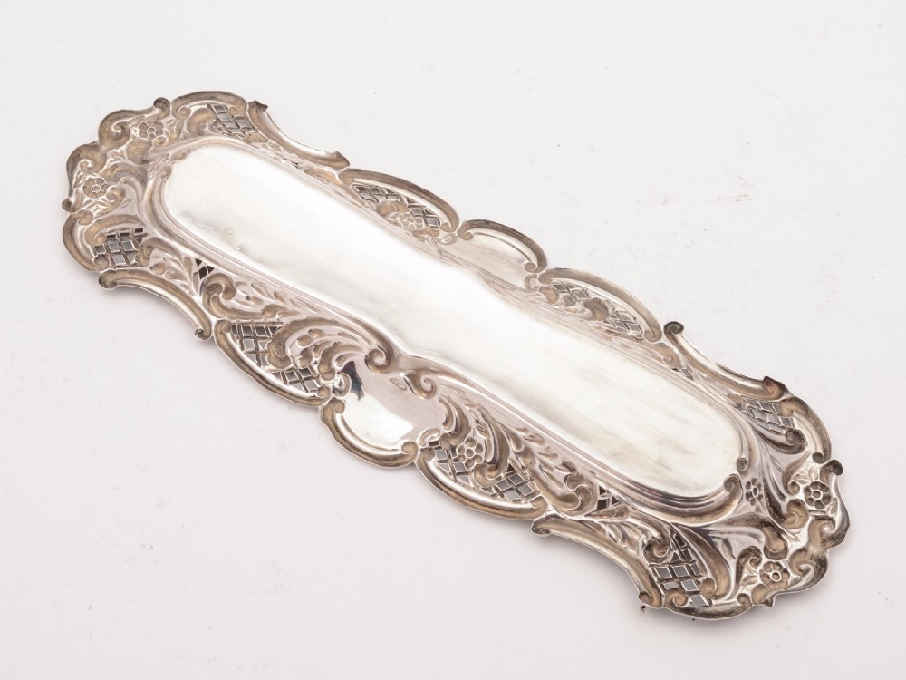 Silver Pen Tray, Birmingham 1901 View II