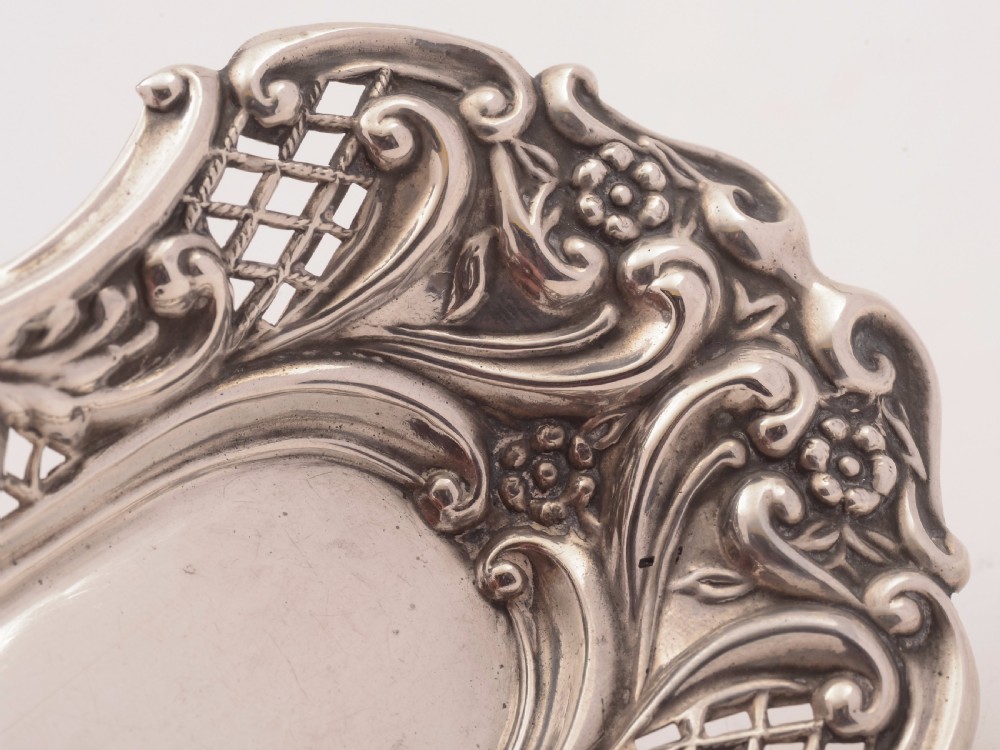 Silver Pen Tray, Birmingham 1901 View IV