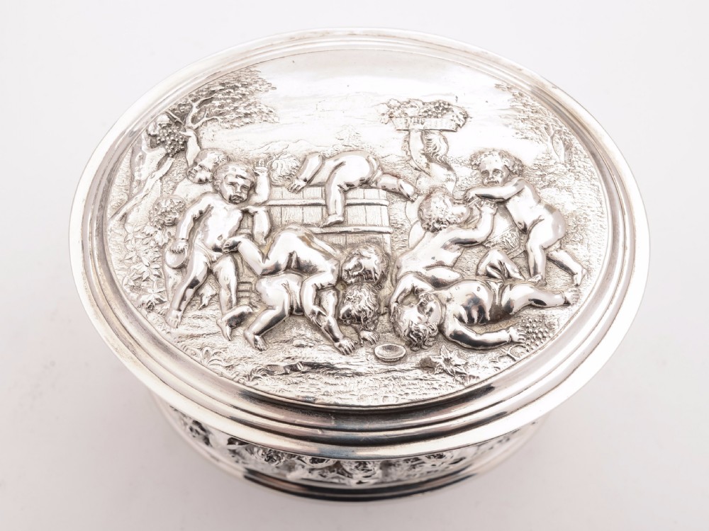 Grand Victorian Silver Plated Tea Caddy, Circa 1870 View V