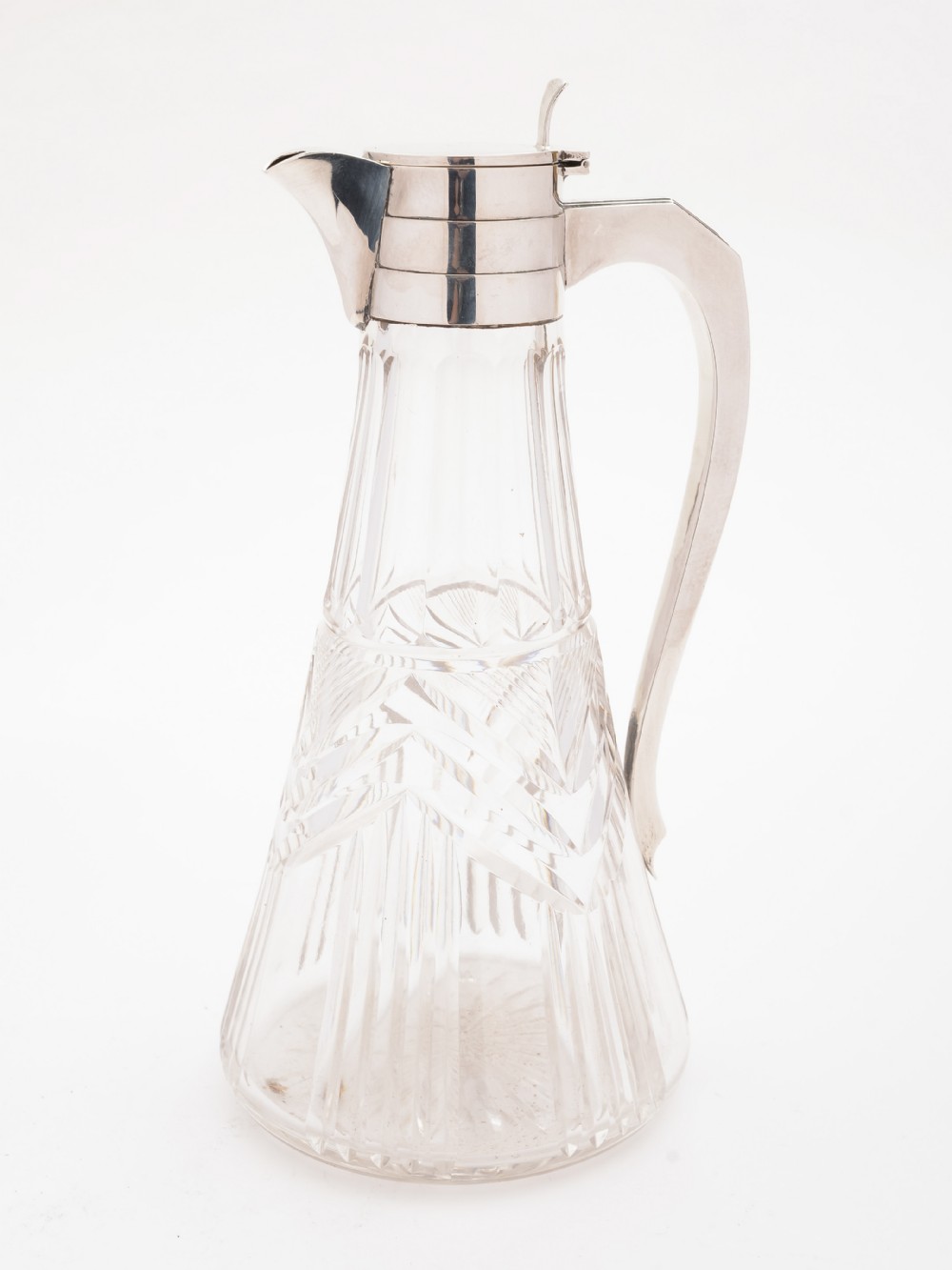 Art Deco Silver Topped Claret Jug, Sheffield 1939